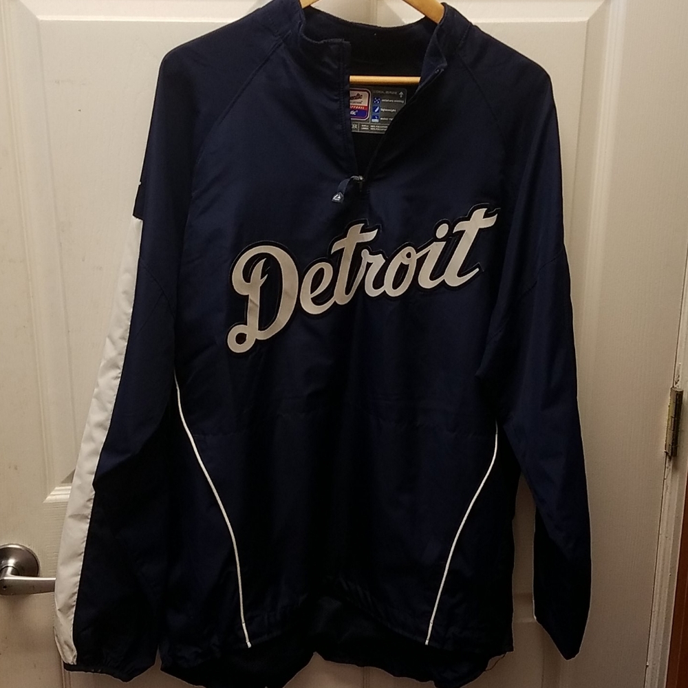 Detroit baseball wind breaker